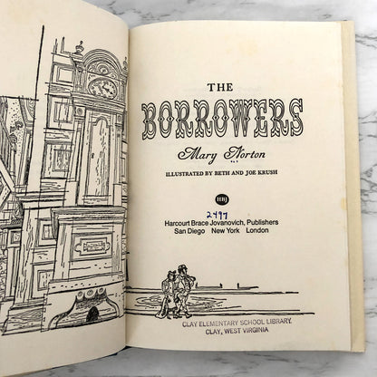 The Borrowers by Mary Norton [FIRST EDITION] 22nd Print • 1981