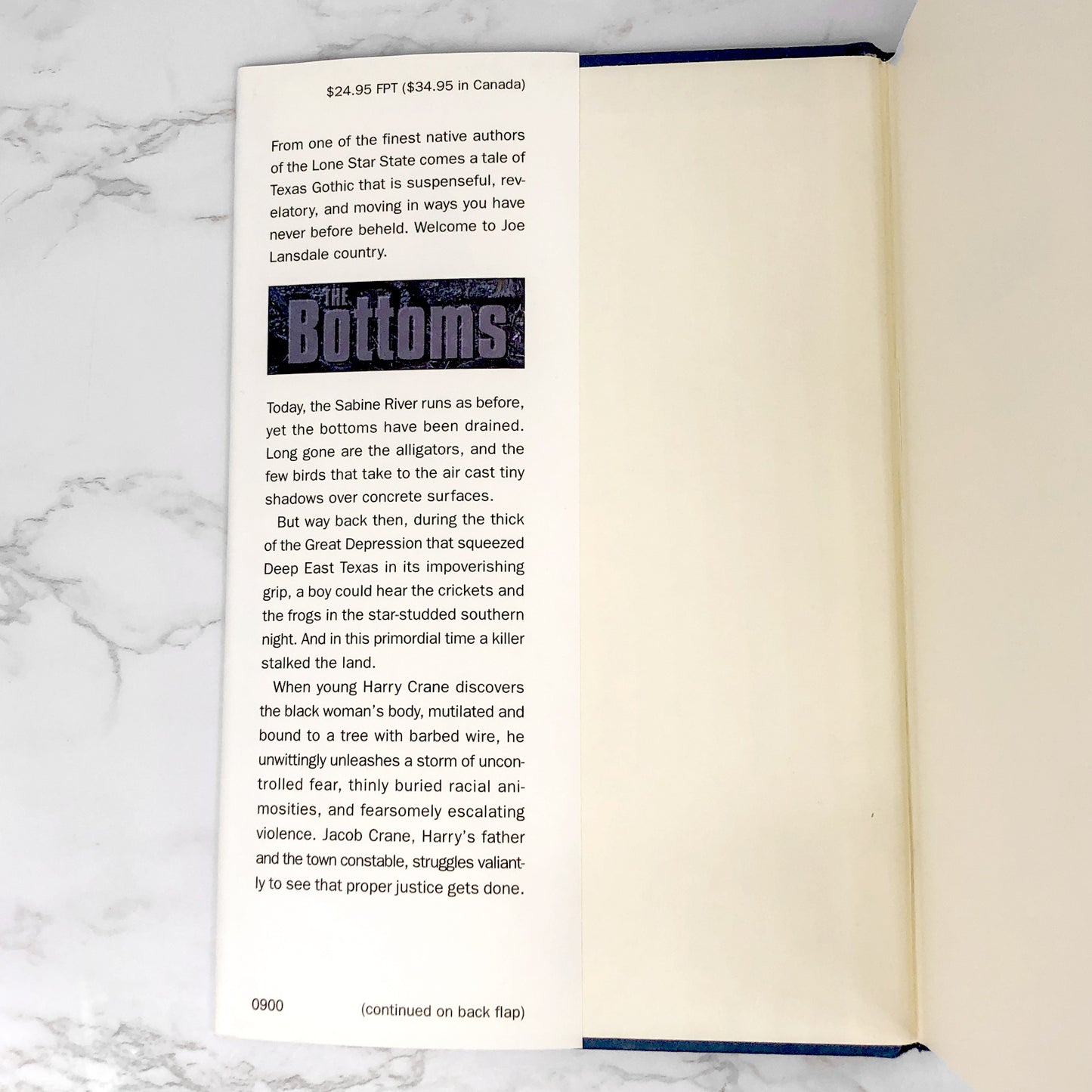 The Bottoms by Joe R. Lansdale [FIRST EDITION / FIRST PRINTING] 2000