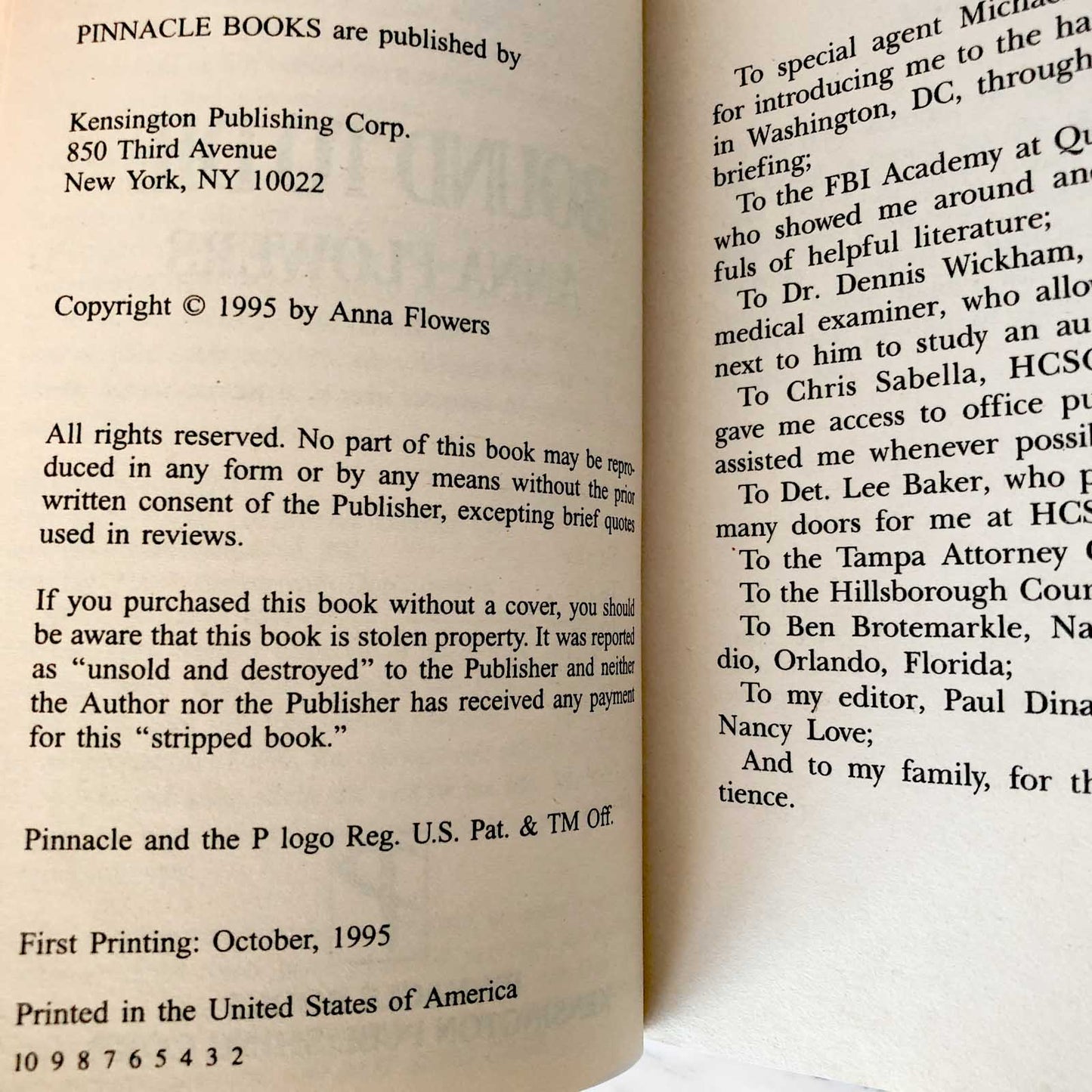 Bound To Die: The Shocking True Story of Bobby Joe Long, America's Most Savage Serial Killer by Anna Flowers [FIRST EDITION] 1995