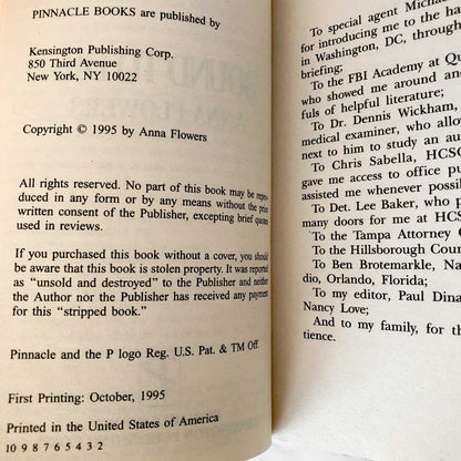 Bound To Die: The Shocking True Story of Bobby Joe Long, America's Most Savage Serial Killer by Anna Flowers [FIRST EDITION] 1995