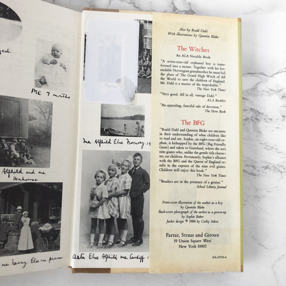 Boy: Tales of Childhood by Roald Dahl [FIRST EDITION] - Bookshop Apocalypse