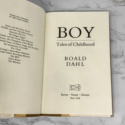 Boy: Tales of Childhood by Roald Dahl [FIRST EDITION]