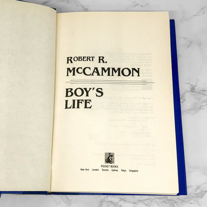 Boy's Life by Robert R. McCammon [FIRST EDITION / FIRST PRINTING] 1991