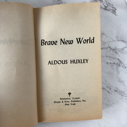 Brave New World by Aldous Huxley [1969 PAPERBACK] - Bookshop Apocalypse