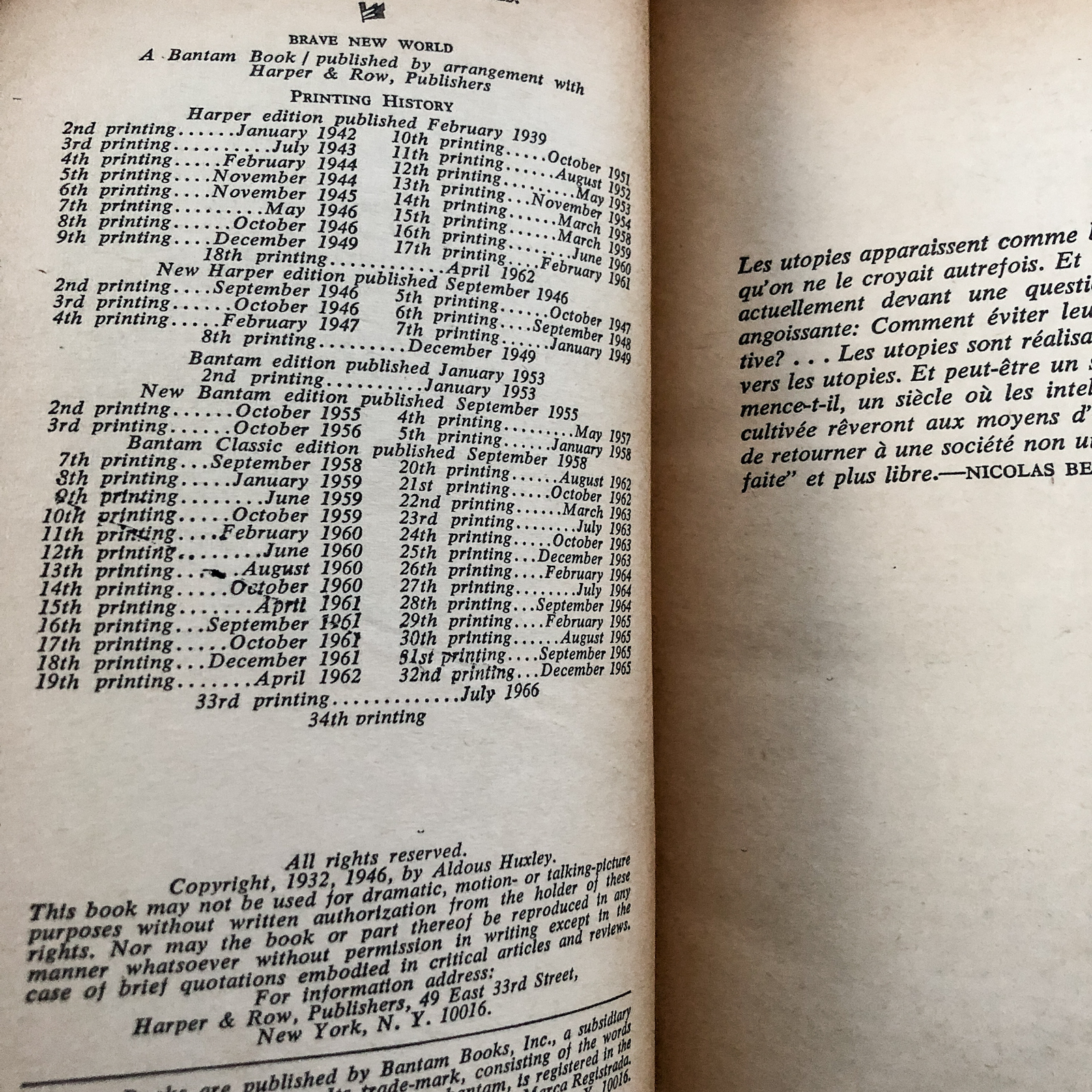 Brave New World by Aldous Huxley - Bookshop Apocalypse