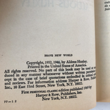 Brave New World by Aldous Huxley [1969 PAPERBACK] - Bookshop Apocalypse