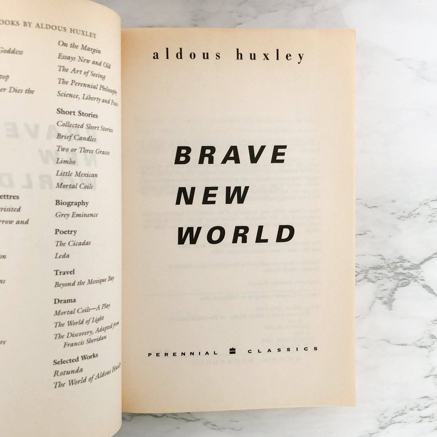 Brave New World by Aldous Huxley [TRADE PAPERBACK / 1998]