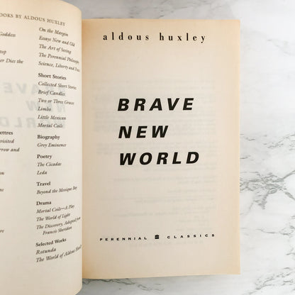 Brave New World by Aldous Huxley [TRADE PAPERBACK / 1998]