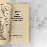 Brave New World by Aldous Huxley [PERENNIAL PAPERBACK] 1989