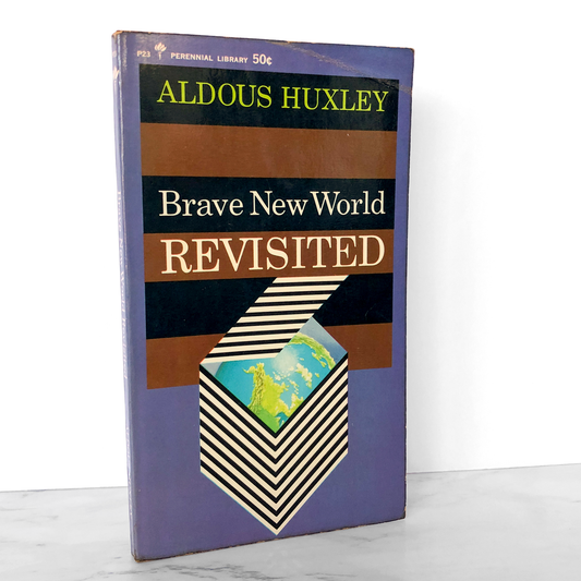 Brave New World Revisited by Aldous Huxley [1965 PAPERBACK] • Harper & Row