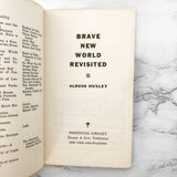 Brave New World Revisited by Aldous Huxley [1965 PAPERBACK]