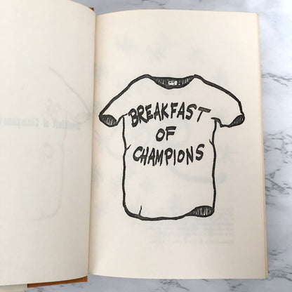 Breakfast of Champions by Kurt Vonnegut [FIRST BOOK CLUB EDITION / 1973]