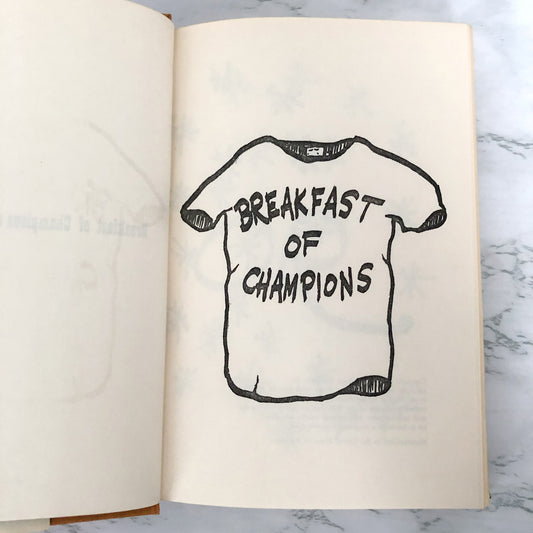 Breakfast of Champions by Kurt Vonnegut [FIRST BOOK CLUB EDITION / 1973]