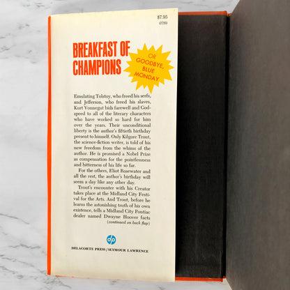 Breakfast of Champions by Kurt Vonnegut [FIRST EDITION / 7th PRINTING]
