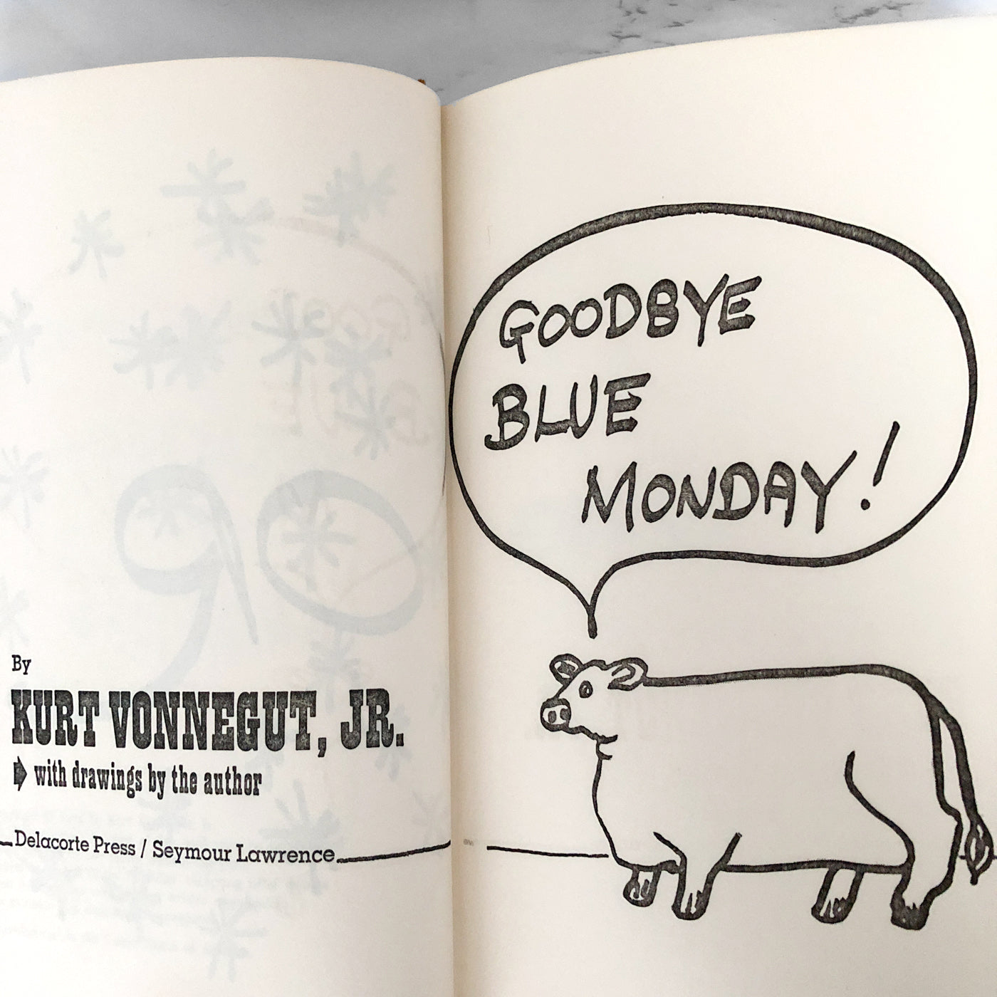 Breakfast of Champions by Kurt Vonnegut [FIRST BOOK CLUB EDITION / 1973]