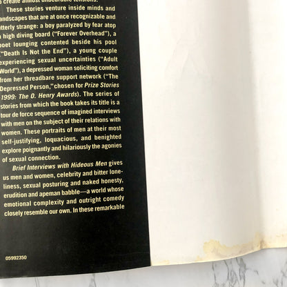 Brief Interviews with Hideous Men by David Foster Wallace [FIRST EDITION • FIRST PRINTING] 1999