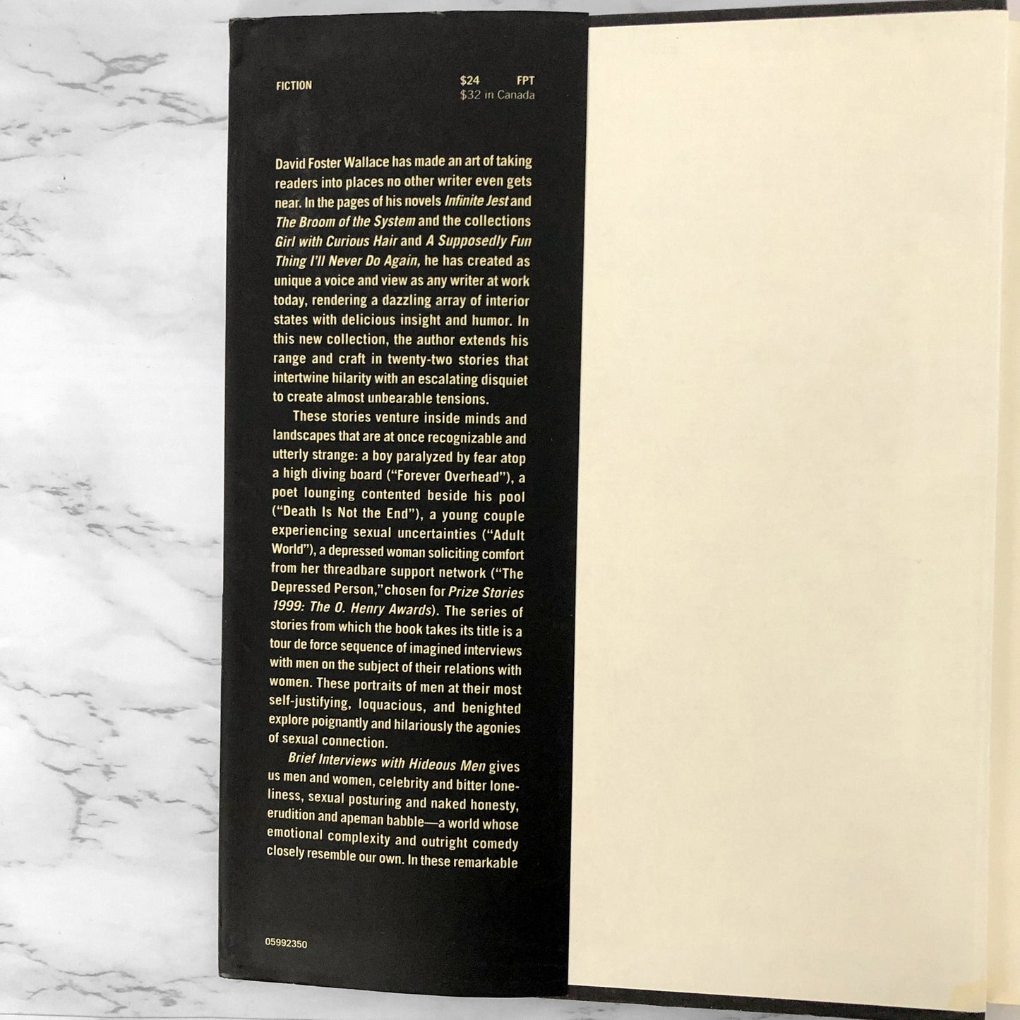 Brief Interviews with Hideous Men by David Foster Wallace [FIRST EDITION • FIRST PRINTING] 1999