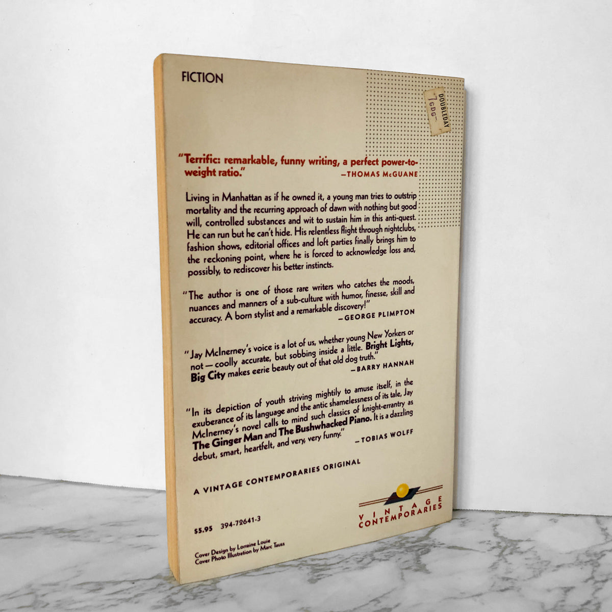 Bright Lights Big City by Jac McInerney [FIRST EDITION / 1984] - Bookshop Apocalypse