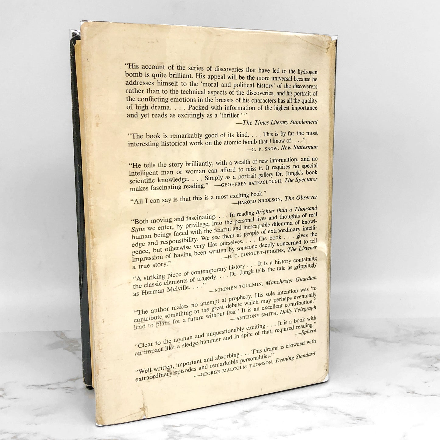 Brighter than a Thousand Suns: A Personal History of the Atomic Scientists by Robert Jungk [U.S. FIRST EDITION] 1958