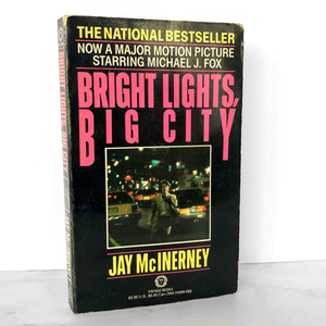 Bright Lights Big City by Jac McInerney [MOVIE TIE-IN PAPERBACK / 1987]