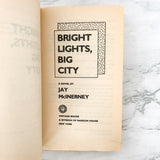 Bright Lights Big City by Jac McInerney [MOVIE TIE-IN PAPERBACK / 1987]