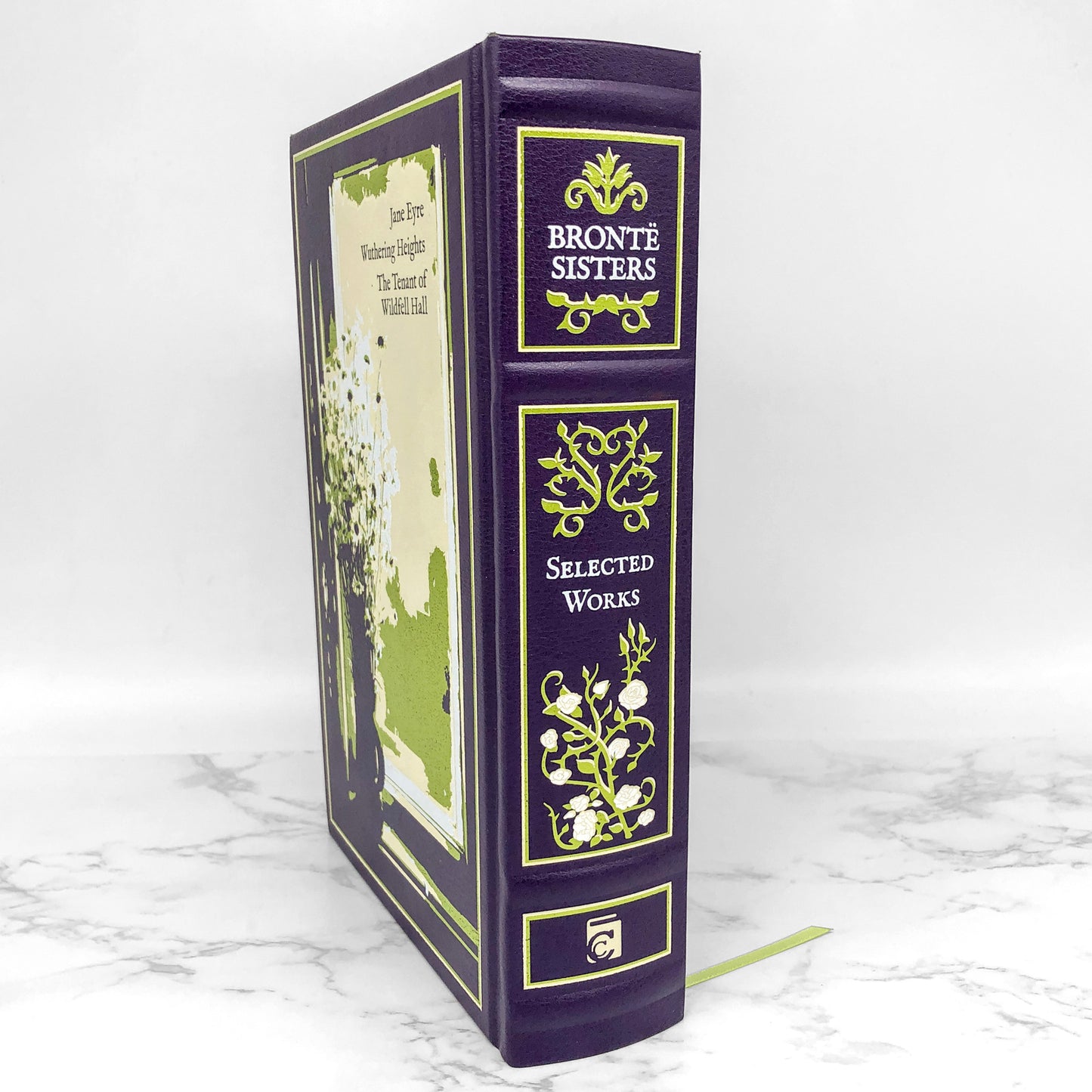 Selected Works of the Bronte Sisters: Jane Eyre, Wuthering Heights & The Tenant of Wildfell Hall [LEATHER-BOUND HARDCOVER]