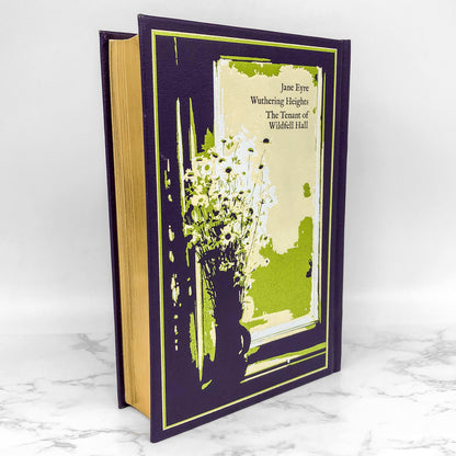 Selected Works of the Bronte Sisters: Jane Eyre, Wuthering Heights & The Tenant of Wildfell Hall [LEATHER-BOUND HARDCOVER]