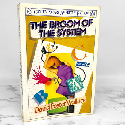 The Broom of the System by David Foster Wallace [FIRST EDITION / 1987] Trade Paperback