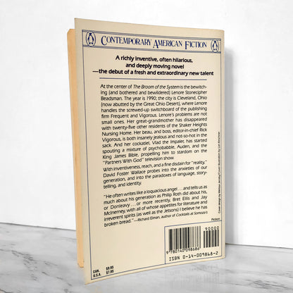 The Broom of the System by David Foster Wallace [FIRST EDITION / 1987]