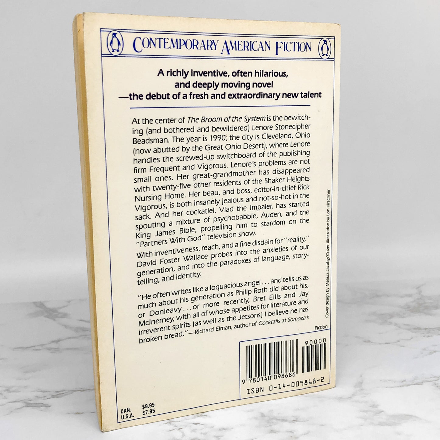 The Broom of the System by David Foster Wallace [FIRST EDITION / 1987] Trade Paperback