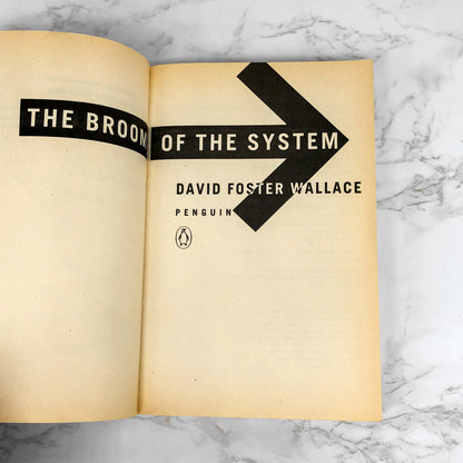 The Broom of the System by David Foster Wallace [FIRST EDITION / 1987] Trade Paperback