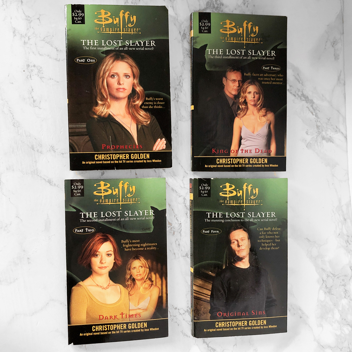 Buffy the Vampire Slayer: The Lost Slayer Vol. 1-4  by Christopher Golden [FOUR PAPERBACK SET] - Bookshop Apocalypse