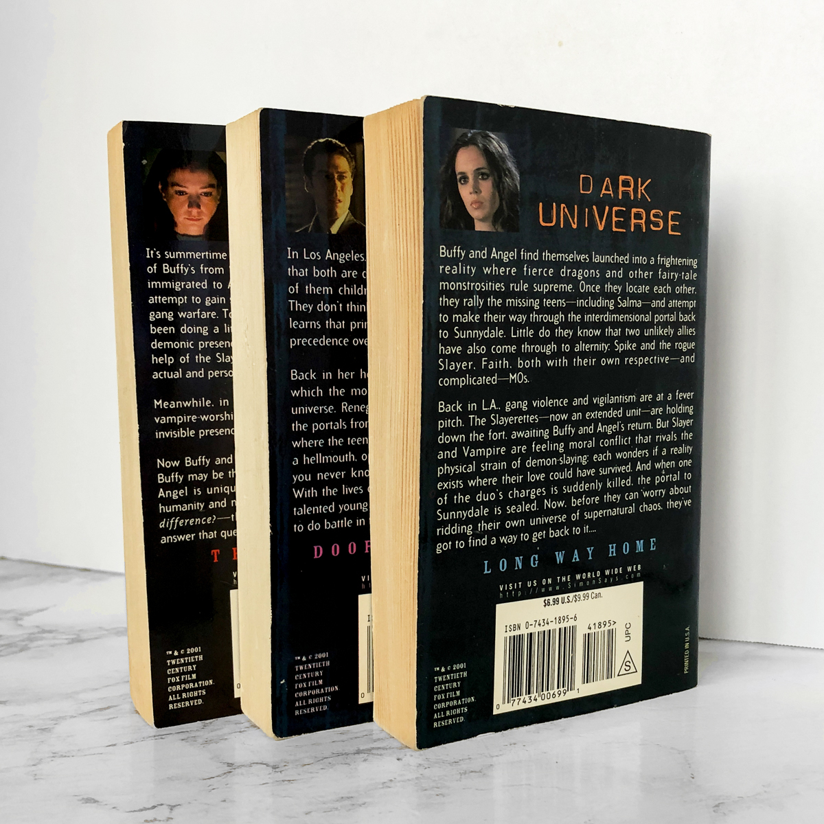 Buffy the Vampire Slayer X Angel : The Unseen Trilogy [THREE PAPERBACK SET] - Bookshop Apocalypse
