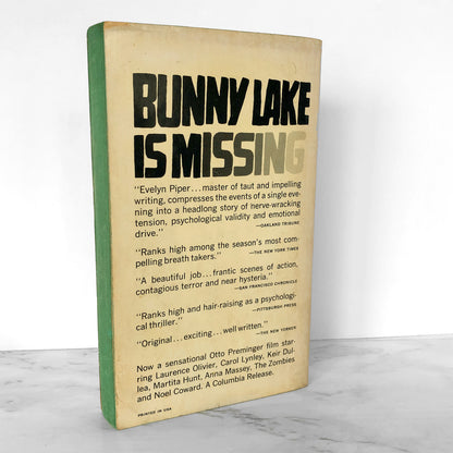 Bunny Lake is Missing by Evelyn Piper [1965 DELL PAPERBACK]