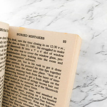 Buried Mistakes by Michael Kaplan [FIRST PRINTING / 1992]