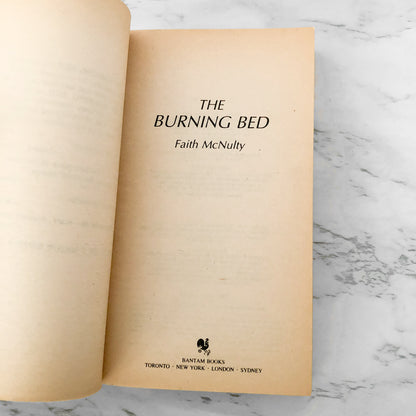 The Burning Bed by Faith McNulty [FIRST PAPERBACK PRINTING] 1981