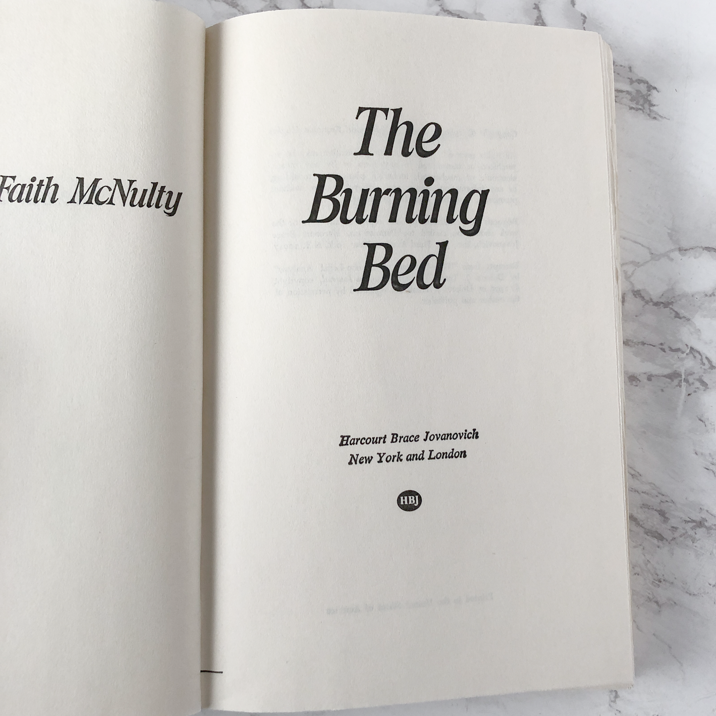 The Burning Bed by Faith McNulty [BOOK CLUB FIRST EDITION / 1979]