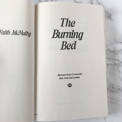The Burning Bed by Faith McNulty [BOOK CLUB FIRST EDITION / 1979]