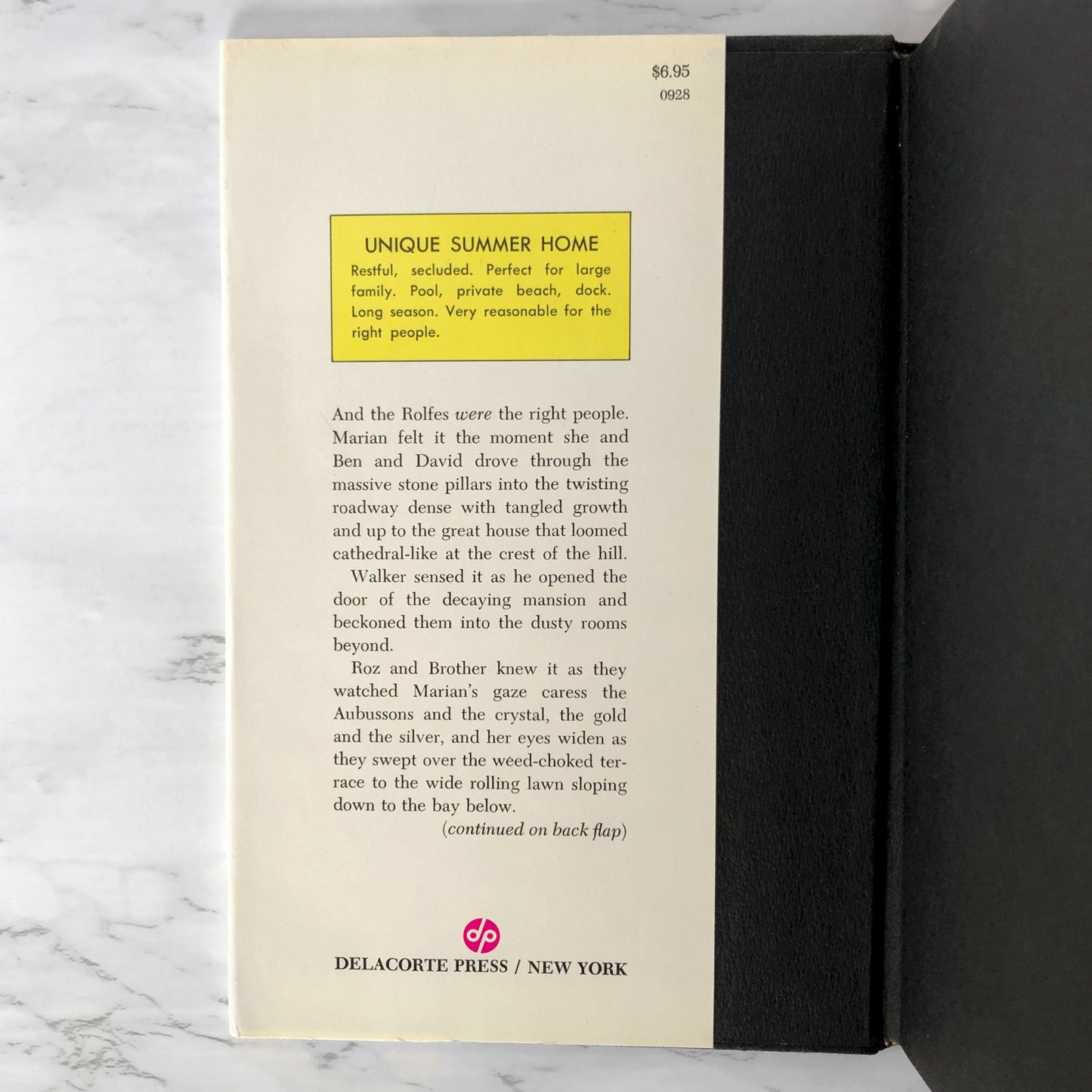 Burnt Offerings by Robert Marasco [FIRST EDITION • FIRST PRINTING] 1973 • Delacorte