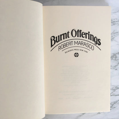 Burnt Offerings by Robert Marasco [FIRST EDITION • FIRST PRINTING] 1973 • Delacorte