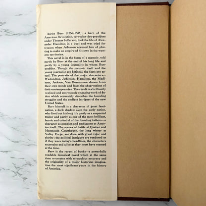 Burr by Gore Vidal [FIRST EDITION / 1973]