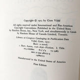 Burr by Gore Vidal [FIRST EDITION / 1973]