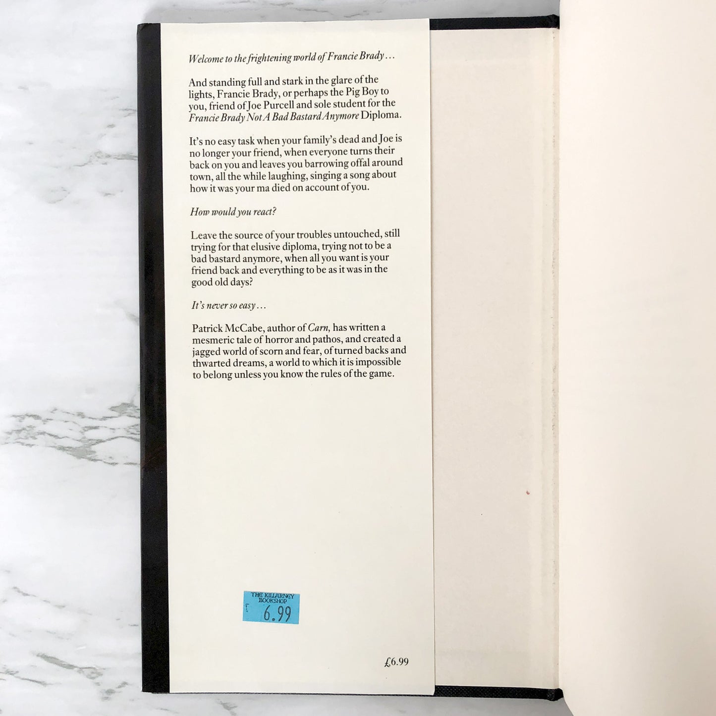 The Butcher Boy by Patrick McCabe [U.K. FIRST EDITION / 1992]