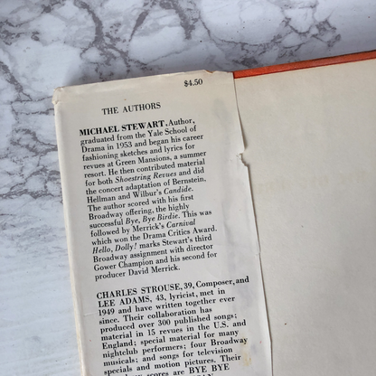 Bye Bye Birdie by Michael Stewart, Lee Adams & Charles Strouse [1962 FIRST EDITION / 1ST PRINTING] - Bookshop Apocalypse