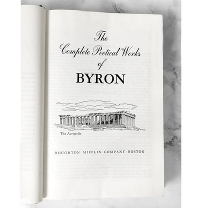 The Complete Poetical Works of Lord Byron [FIRST EDITION / 1933]