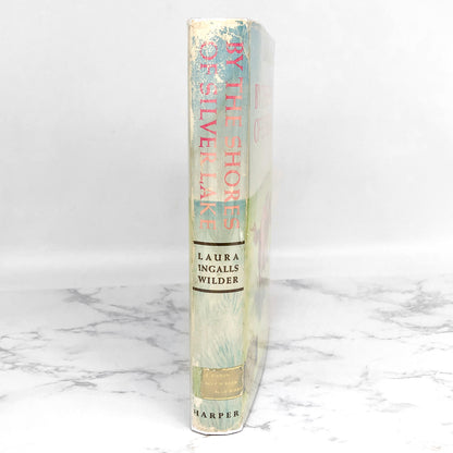 By the Shores of Silver Lake by Laura Ingalls Wilder • Garth Williams [SECOND HARDCOVER EDITION] 1953 • Harper & Bros. • Little House #5