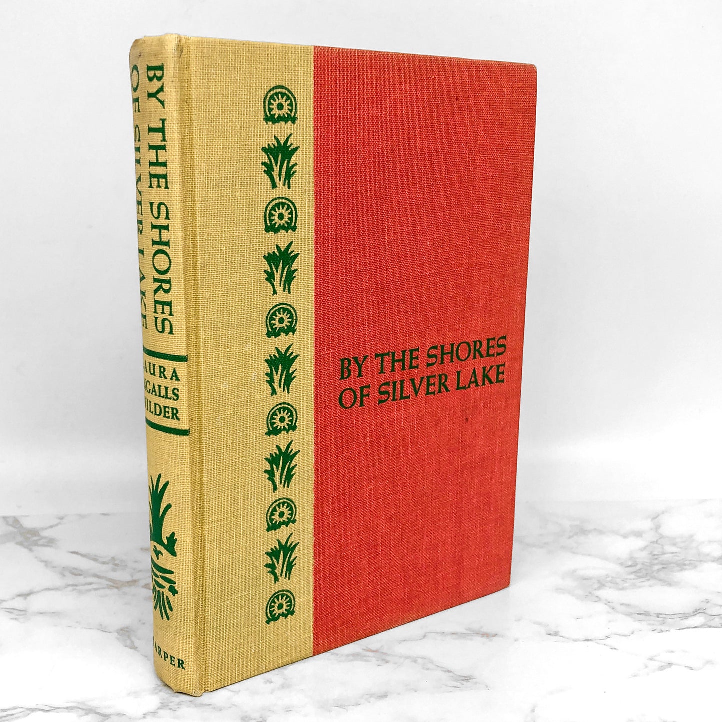 By the Shores of Silver Lake by Laura Ingalls Wilder • Garth Williams [SECOND HARDCOVER EDITION] 1953 • Harper & Bros. • Little House #5