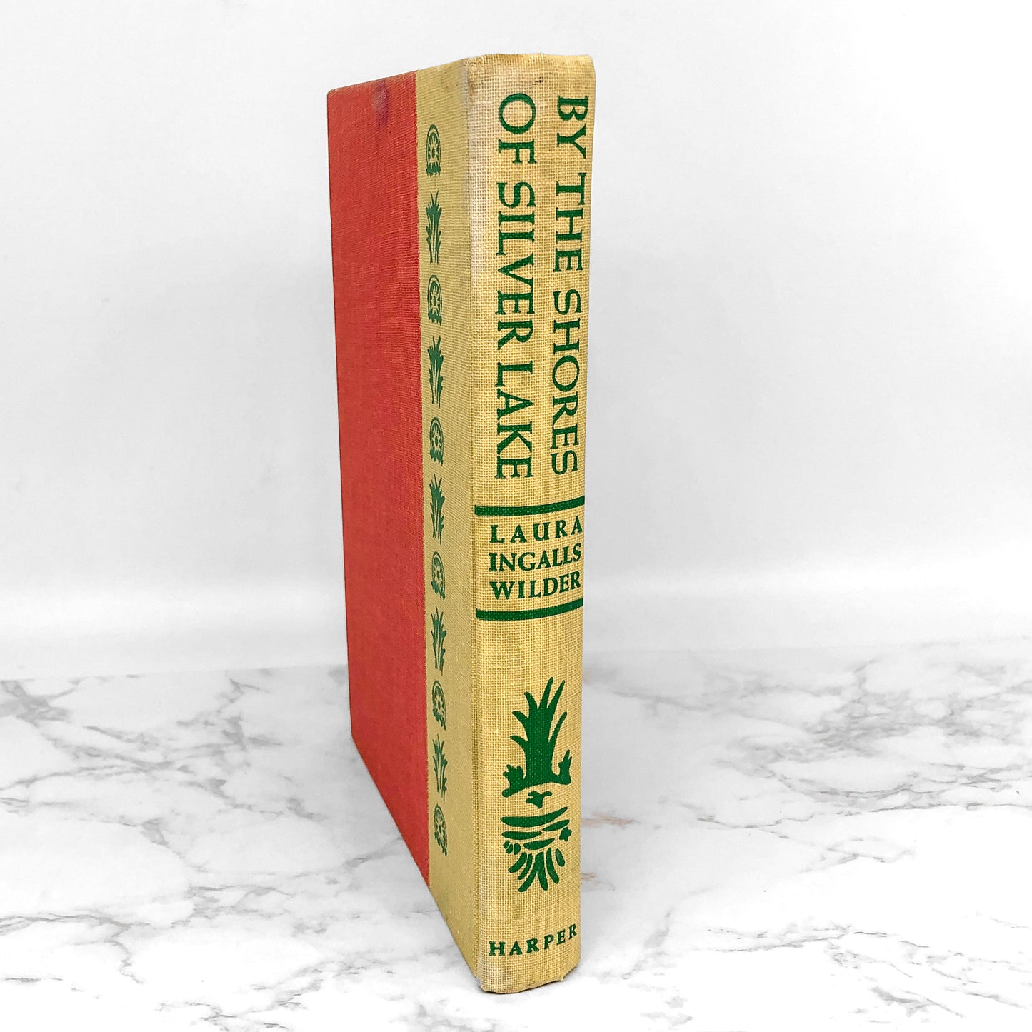 By the Shores of Silver Lake by Laura Ingalls Wilder • Garth Williams [SECOND HARDCOVER EDITION] 1953 • Harper & Bros. • Little House #5