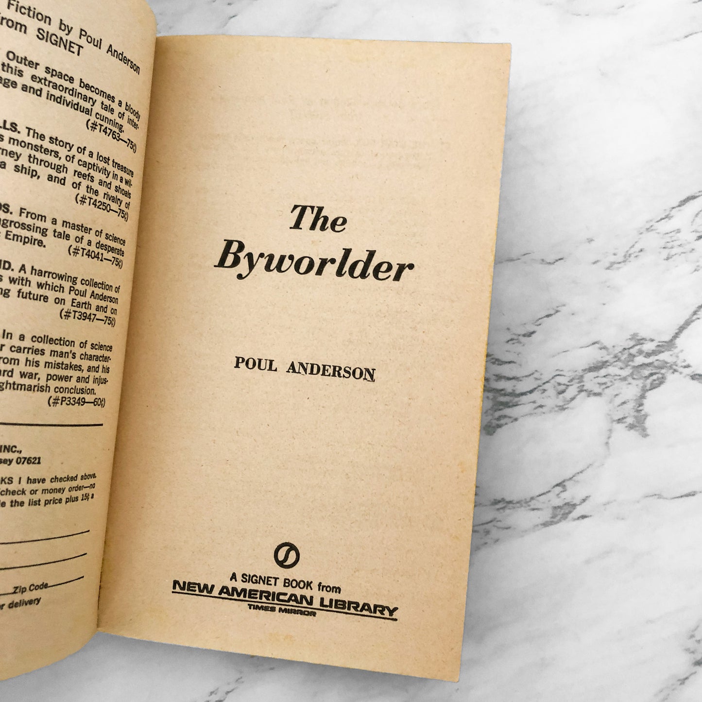 The Byworlder by Poul Anderson [1971 PAPERBACK]