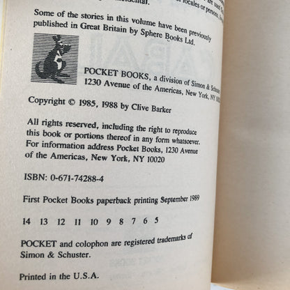 Cabal by Clive Barker [1989 PAPERBACK] - Bookshop Apocalypse